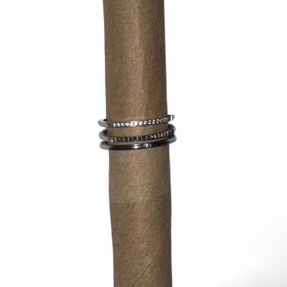 Sterling Silver multiple stack ring - Picture 4 of 5